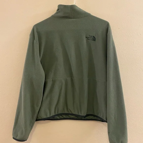 The North Face green Fleece high neck Jacket - Picture 2 of 5